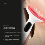 Oyrea Contour en uso sobre el cuello