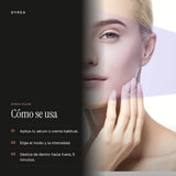 Oyrea Pulse en uso sobre el rostro